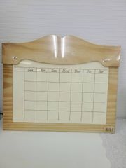 新品　トールペイント　カレンダー　メモ　白木　材料