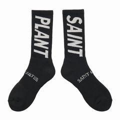 定価6,600円 新品 SAINT MICHAEL CP_SOCKS SNT PLANT Mサイズ BLACK セントマイケル セント マイケル ソックス 靴下 ブラック 黒 SM-YS1-0000-C14 Cactus Plant Flea Market