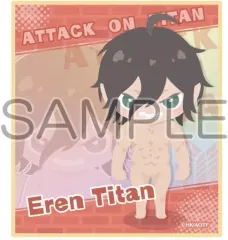 【中古】紙製品 エレン巨人 「進撃の巨人×ぱすきゃら トレーディングミニ色紙」