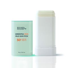 ラウンドアラウンド グリーンティー CICA マイルド サンスティック SPF50+ PA++++ ２本セット