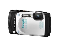 OLYMPUS コンパクトデジタルカメラ STYLUS TG-870 Tough ホワイト 防水性能15m 180°可動式液晶 TG-870 WHT(中古品)