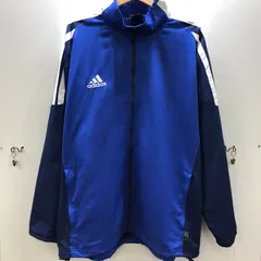 adidas アディダス トラックジャケット ジャージ ワンポイントロゴ スリーライン ドローコード 00's インドネシア製 メンズ 2000年代 ブラック ホワイト ブルー