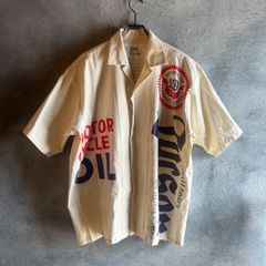 Subciety 半袖シャツ スカル刺繍 XL ビンテージ Subciety 半袖シャツ スカル刺繍 XL ビンテージ - メルカリ