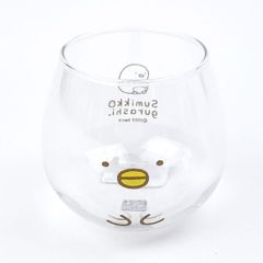 스미코구라시 펭귄? 유라유라 텀블러 글라스 컵 320ml 일본제 클리어