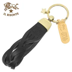 新品 イルビゾンテ キーホルダー キーリング IL BISONTE SKH040 PG0001 BK109