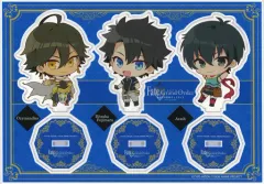 【中古】アクリルスタンド・アクリルパネル [単品] 藤丸立香＆アーラシュ＆オジマンディアス オリジナルミニキャラアクリルスタンド3体セット 「Blu-ray 劇場版 Fate/Grand Order -神聖円卓領域キャメロット- 前編 Wandering;Ag