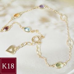 K18 ステーション ブレスレット 18金 品番MA-0185 2営業日前後の発送予定