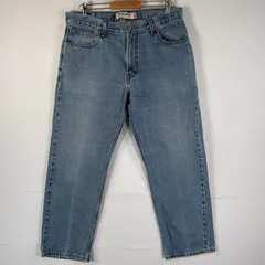 古着 リーバイス Levi's デニムパンツ 505 ブルーデニム ジーンズ ジーパン ストレート 大きいサイズ w36 L30 アイスブルー系 メンズ