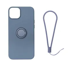 【 新品 未開封 】   ROYALMONSTER iPhone14ProMAX 用シリコンケース(リング付・インディゴブルー) Royal Monster(ロイヤルモンスター) RM-14PMSili-IB 未使用 送料無料