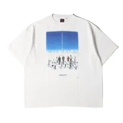 【新品】SAINT MICHAEL セントマイケル Tシャツ サイズ:XL / 25SS 新世紀エヴァンゲリオン GEEKS RULE 碇シンジ クルーネック Tシャツ (EV_SS TEE) / ホワイト 白 / トップス / コラボ【メンズ】