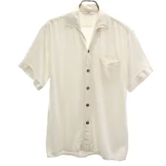 MR.JACK ミスタージャック 50s 60s ヴィンテージ イタリアンカラー 半袖 オープンカラーシャツ S ホワイト メンズ 古着