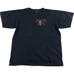 古着 ハーレーダビッドソン Harley-Davidson 総柄 鷲柄 イーグル柄  