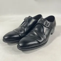 美品⭐️ユニオンインペリアル　スエードダブルモンクストラップ　ブラック　8 ダブルモンクストラップシューズ／UNION IMPERIAL監修