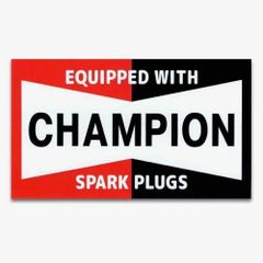 ステッカー #049 CHAMPION-BIG チャンピオン スクエア NEW世田谷ベース系 アメリカン雑貨