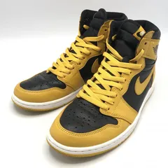 【中古】NIKE AIR JORDAN1 RETRO HIGH OG POLLEN スニーカー 28cm 555088-701 イエロー ブラック ナイキ[10]