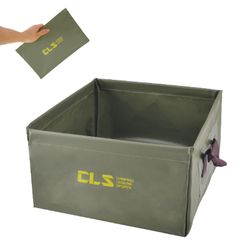 折り畳みバケツ パックシンク 布バケツ 四角い 多機能 軽量 足湯 JEELAD 洗濯 お釣り 携行便利 アウトドア用