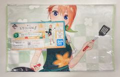 BANDAI SPIRITS 이치 반 쿠지 오등분의 신부∬ 당신과 함께. I상 나카노 요바 꽃 앞치마 마이크로 화이버 타월