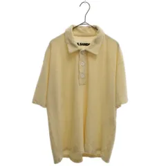 JIL SANDER (ジルサンダー) パイル生地 半袖 ポロシャツ アイボリー JPUQ707503MQ24750801のサムネイル