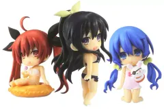 【中古】トレーディングフィギュア [単品] 十香＆四糸乃＆琴 3体セット 「コミックス デート・ア・ライブ水着ボックス にいてんご×3」 同梱品
