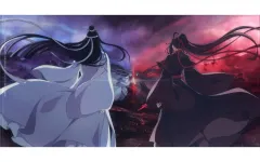 【中古】アクリルスタンド・アクリルパネル 魏無羨＆藍忘機 追憶Ver. 最終季シリーズ アクリルスタンド 「魔道祖師」