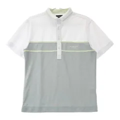 サイズ：M BURBERRY GOLF バーバリーゴルフ  ロゴ刺繍 半袖ポロシャツ  グレー系 [240101432164] ゴルフウェア メンズ ストスト