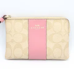 良品 コーチ F58035 リストレット シグネチャー ポーチ レディース KTR 2000000 NSK