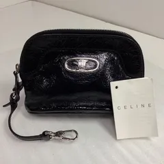 セリーヌCELINE エナメル　ポーチ　ヴィンテージ商品　　　　　　　E-S