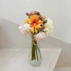 造花 フェイクフラワー インテリア スワッグ ガーベラ 花束 ブーケ 花材　ガーベラ