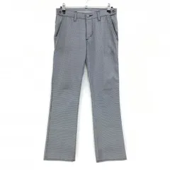 エドウィン パンツ 白×黒 千鳥柄 メンズ M ゴルフウェア EDWIN GOLF