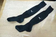 PUMA プーマ サッカーソックス 黒 ブラック 22cm-24cm 靴下 サッカー フットサル 管理PM0806(fk5)