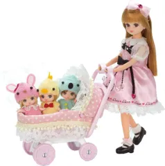 【新品】 タカラトミー みつごのあかちゃん 玩具安全基準合格 STマーク認証 TAKARA LF-11 リカちゃん LF－11 ベビーカー おままごと Licca 着せ替え おもちゃ TOMY お人形