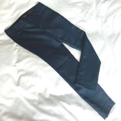 バナナリパブリック　幾何学ジャガード　パンツ　S　ストレッチ