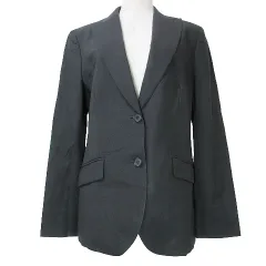 ブルックスブラザーズ BROOKS BROTHERS 2B ジャケット シングル 背抜き ピークドラペルカラー ウール 黒 ブラック 4 M相当 Xのサムネイル