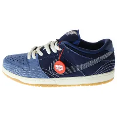 NIKE SB (ナイキエスビー) DUNK LOW PRO PRM SASHIKO ダンク プレミアム 刺し子 ローカットスニーカー ブルー US10.5/28.5cm CV0316-400