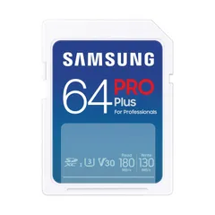 【特価商品】64GB SDXC SDカード UHS-1 Plus U3 PRO 最大転送速度180MB/秒 Samsung MB-SD64S-IT/EC国内正規品