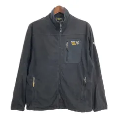 MOUNTAIN HARDWEAR マウンテンハードウェア フリースジャケット アウトドア ブラック (メンズ L) 中古 古着 T0562