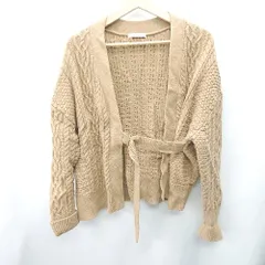 ◇ ⊇ JOURNAL STANDARD ジャーナルスタンダード コットン系 長袖 カーディガン サイズL モカ系 レディース E  【1409100046755】