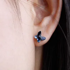 IUHA 蝶の恋物語 ピアス 金属アレルギーと変色防止 アクセサリー ギフト