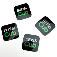 カブステッカー 選べる4種類 ウーバーイーツ風 オリジナルステッカー