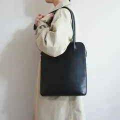 【新品 定価35,200円】タイドウェイ トートバッグ 肩掛けバッグ リクルートバッグ ビジネスバッグ PC収納 A4収納 メンズバッグ 就活バッグ インターンシップ 面接バッグ 通学バッグ レザー 本革 牛革 ブラック 男女兼用 ユニセックス 完売カラー