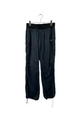 人気 Nike ナイキ ボトムス 無地 ブラック系 刺繍 軽量 メンズ サイズ L 6 衣B