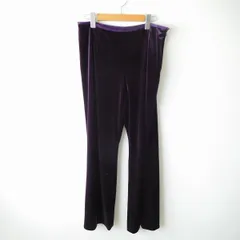 #wnc ギンザマギー 銀座マギー パンツ 42 紫 ベロア調 レディース [844582]