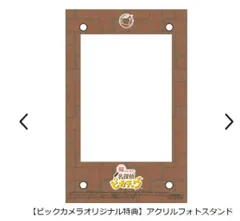 帰ってきた名探偵ピカチュウ　ビックカメラ　オリジナル特典　アクリルフォトスタンド
