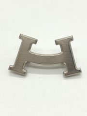 【IT2G8SHAKQ70】HERMES エルメス  Hスマイル シルバー ブローチ 3.3g