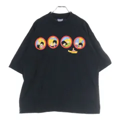 VINTAGE (ヴィンテージ) 90S VINTAGE BEATLES YELLOW SUBMARINE ALLSPORT ヴィンテージ USA製 ビートルズ イエローサブマリン フロントプリント クルーネック 半袖Tシャツ ブラック