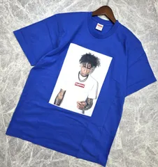 あこあこ様 専用ページ【中古】 SUPREME （ｼｭﾌﾟﾘｰﾑ）NBA Youngboy Tee プリント 半袖Ｔシャツ  メンズ 半袖カットソー  ブルー Lサイズ