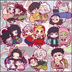 鬼滅の刃 キャラばんちょうこう ラバーマスコット 陸ノ型 全9種セット 【新品 未開封】 鬼滅 煉獄 炭治郎 禰豆子 善逸 しのぶ カナヲ 義勇 きめつのやいば カプセル ガチャ ガシャ ラバマス キーホルダー