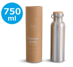 2層式保冷温 ステンレスボトル 750ml 直飲みタイプ 真空二重構造 マナ オーガニック リビング mana. ORGANIC LIVING