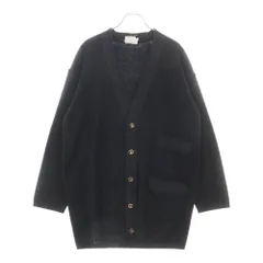 Salvatore Ferragamo (サルヴァトーレ フェラガモ) 5B 2ポケット ウール薄手カーディガン ネイビーのサムネイル
