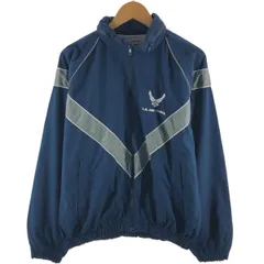 古着 米軍実品 U.S.AIR FORCE 00年代 SKILCRAFT PTU トレーニングジャケット ナイロンジャケット USA製 MEDIUM/SHORT/eaa532994